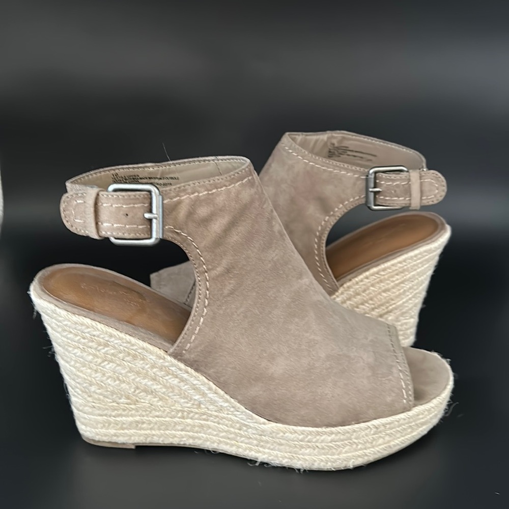 Women’s Espadrille Platform Wedge Slip On Heel